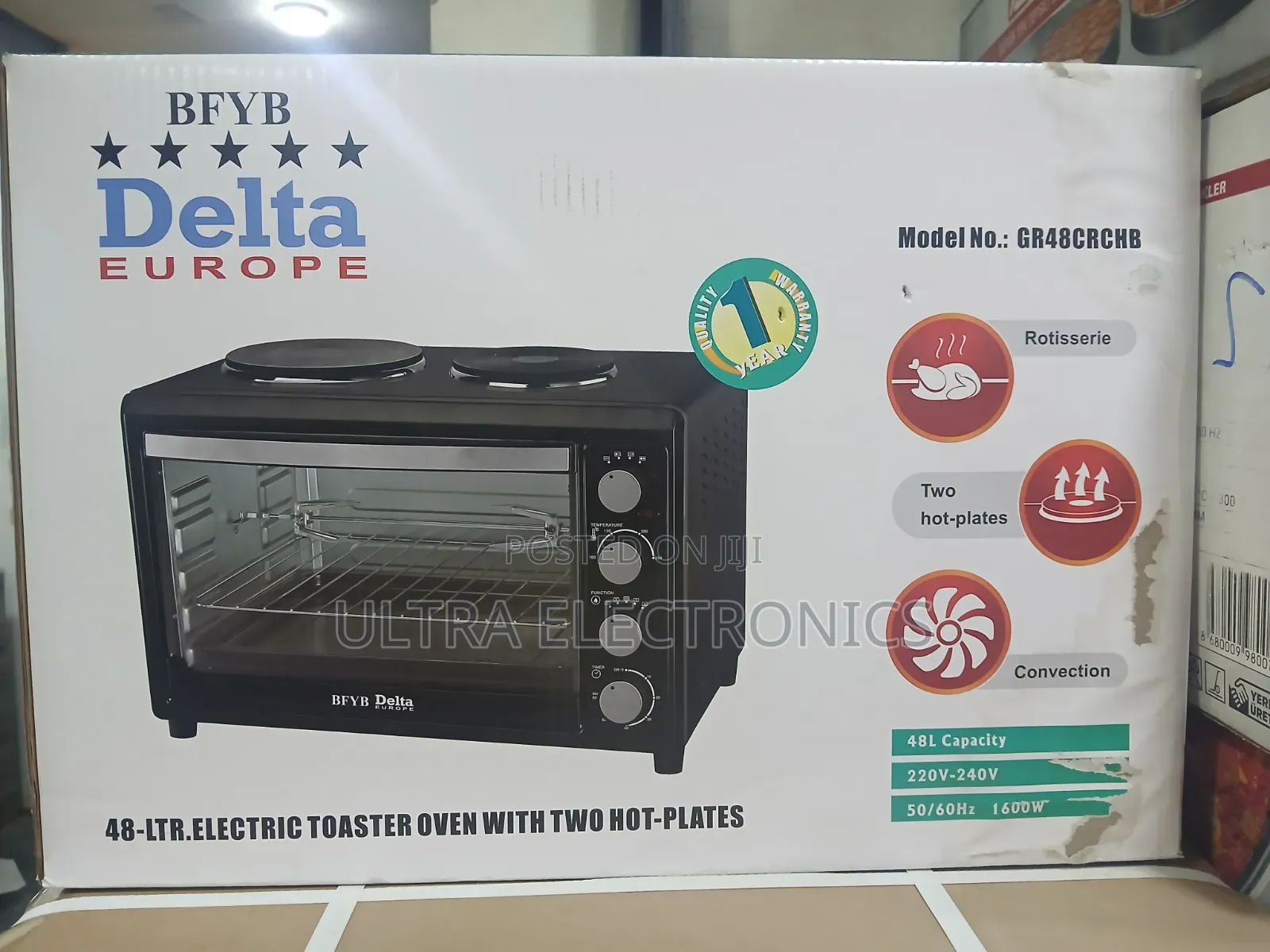 DELTA 48L MINI OVEN – Bake, Roast Cook With Ease!