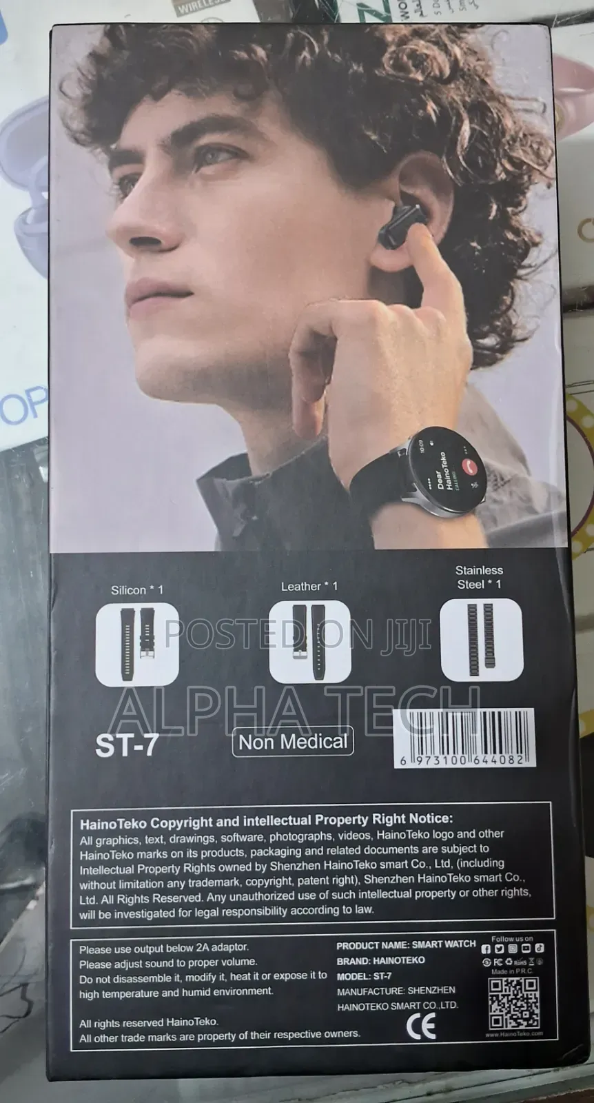 HainoTeko ST-7 Watch Buds – Smartwatch + Wireless Earbuds