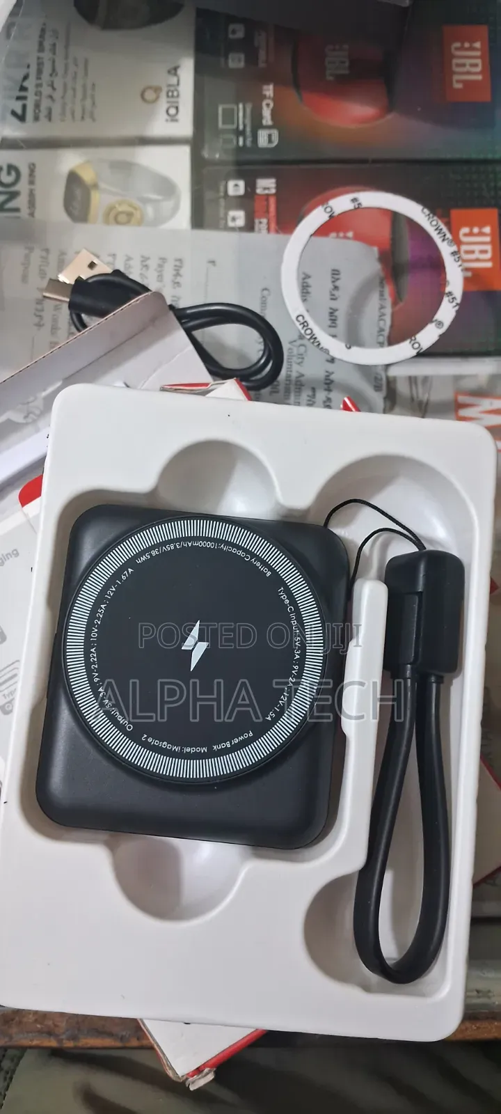  OALE iMagsafe 2 10000mAh Wireless Power Bank – 22.5W Fast Charging