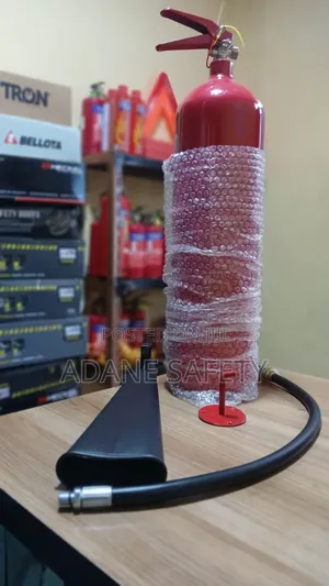 ለሬስቶራንቶች አስገዳጅ የሆነውን 5kg Co2 እሳት ማጥፊያ ከአዳነ ሴፍቲ ከነመስቀያው