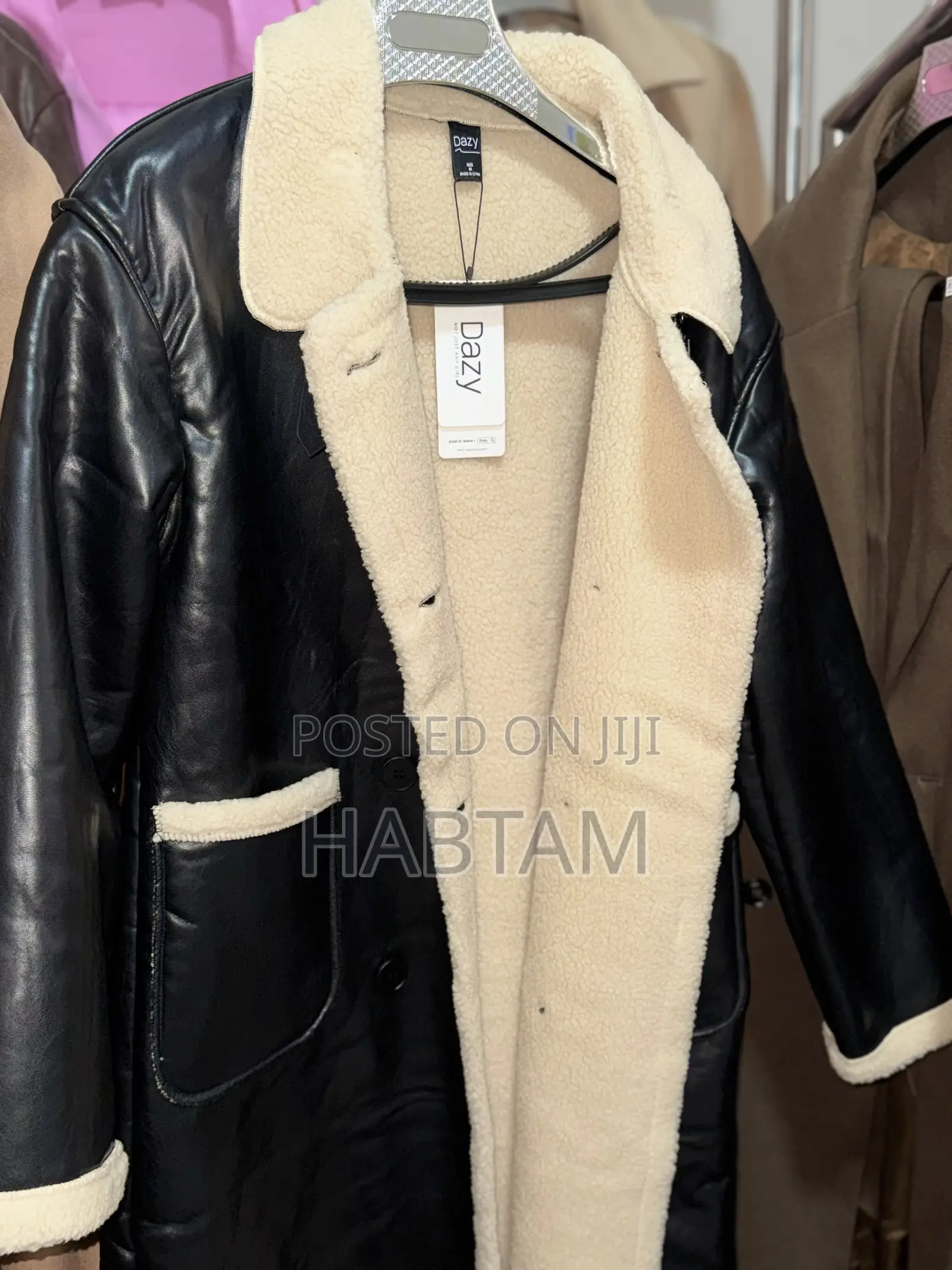 Leather Overcoat