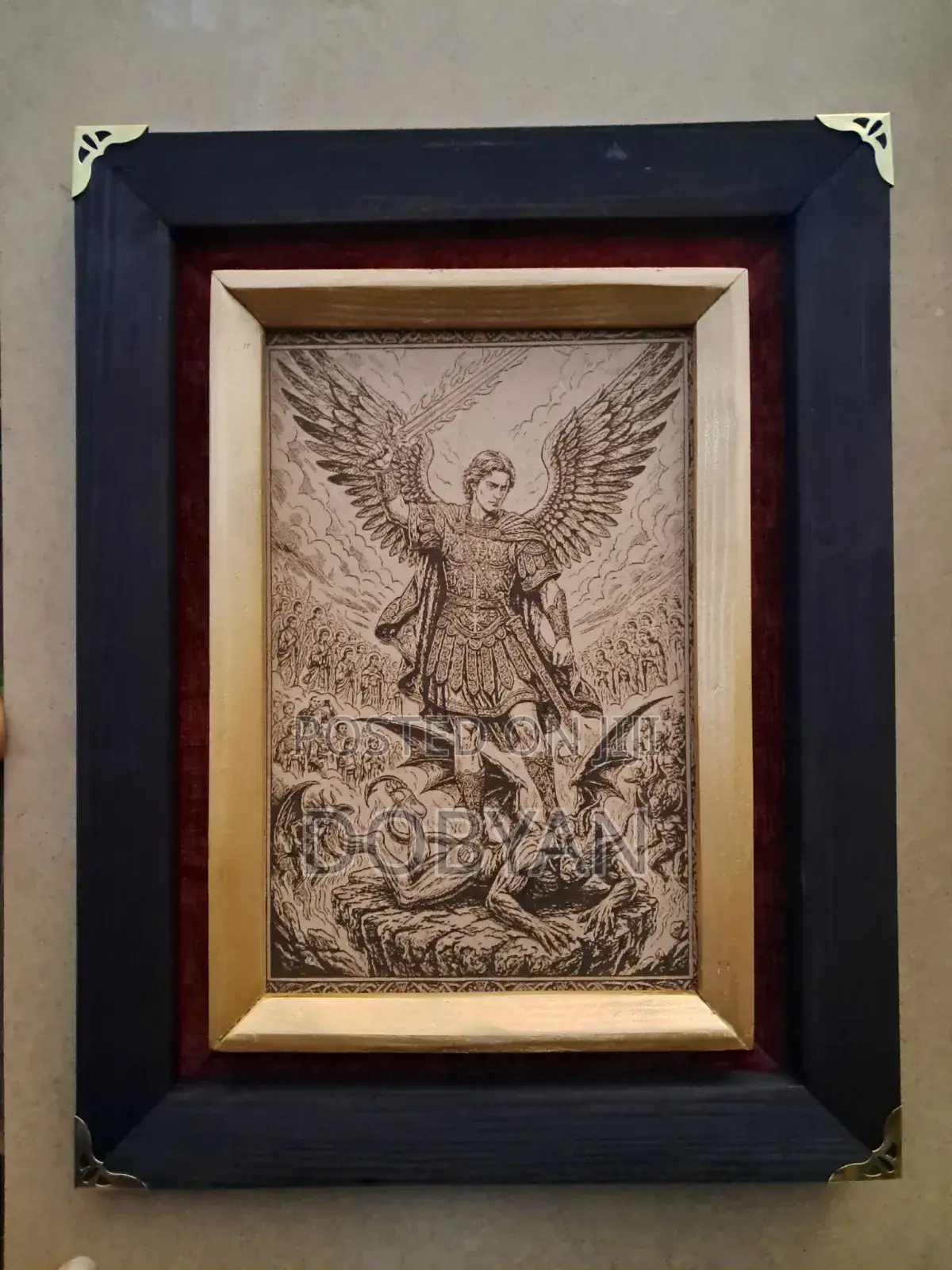 Framed Laser Engraved Wall Art Custom Order (34x44 Cm) በትእዛዝ አንሰራለን