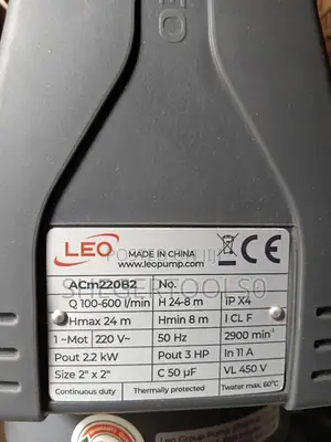 Leo Water'pump 3hp