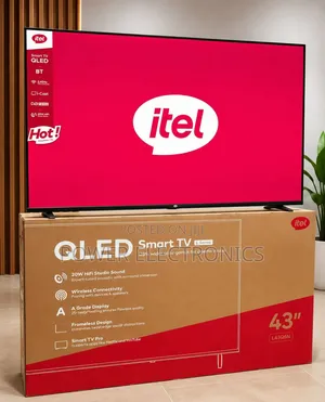 Itel 43inch QLED TV ጥራት ስማርት ሲስተም አስደናቂ ጥራት