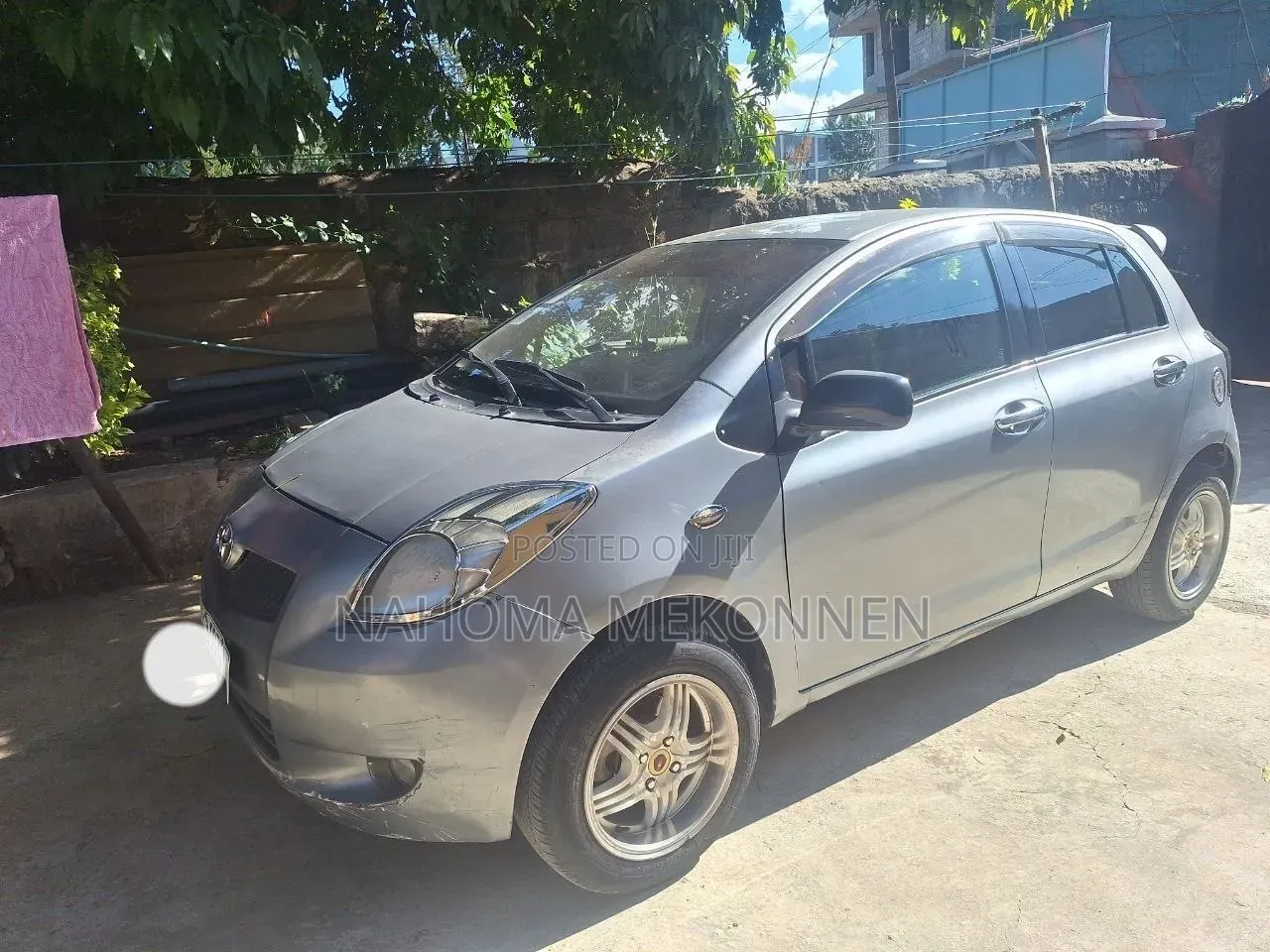 Toyota Yaris 2007 Gray