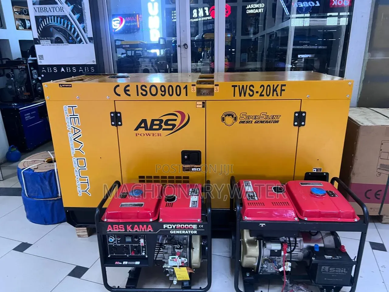 Diesel Silent Generator Abs Power 28(kva)22kw