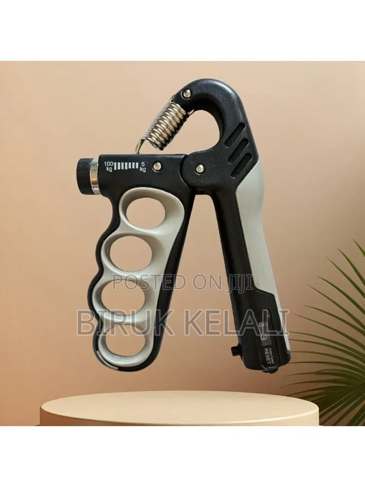 Hand Grip Strengthener Automatic Counter With Adjustable Resistance