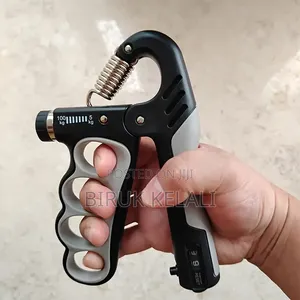 Hand Grip Strengthener Automatic Counter With Adjustable Resistance