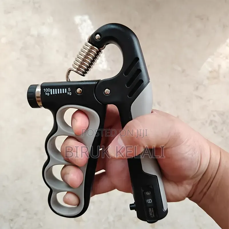 Hand Grip Strengthener Automatic Counter With Adjustable Resistance