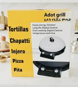 Adot Grill Injera Metad Digital Electric Injera Maker , Pizza Cooker