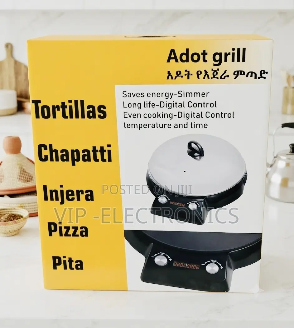 Adot Grill Injera Metad Digital Electric Injera Maker , Pizza Cooker