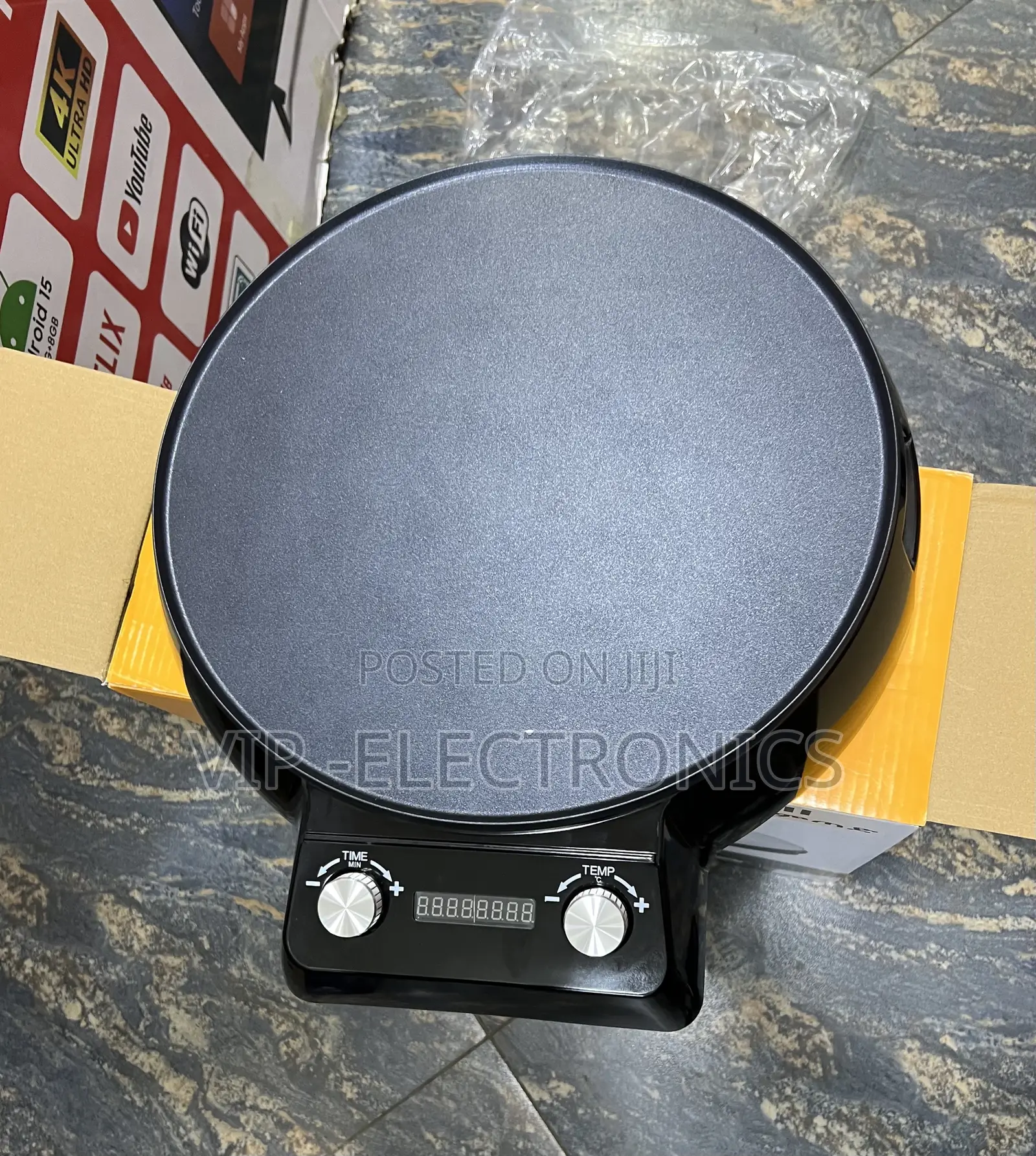 Adot Grill Digital Electric Bread Injera Maker አንጀራ ምጣድ