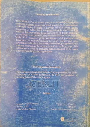 Food Security and Sustainable Livelihoods in Ethiopia