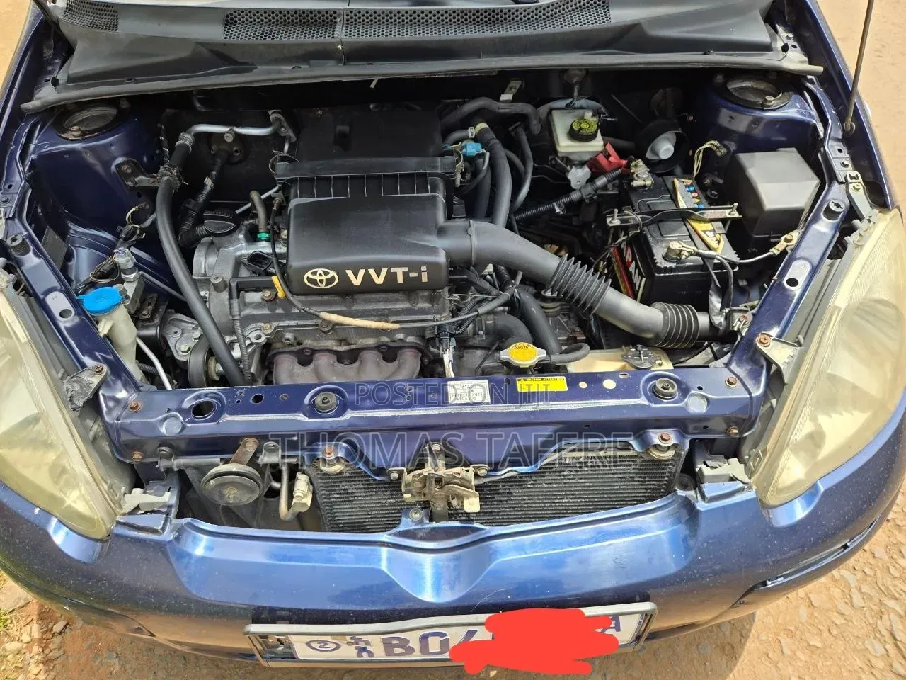 Toyota Yaris 2004 Blue