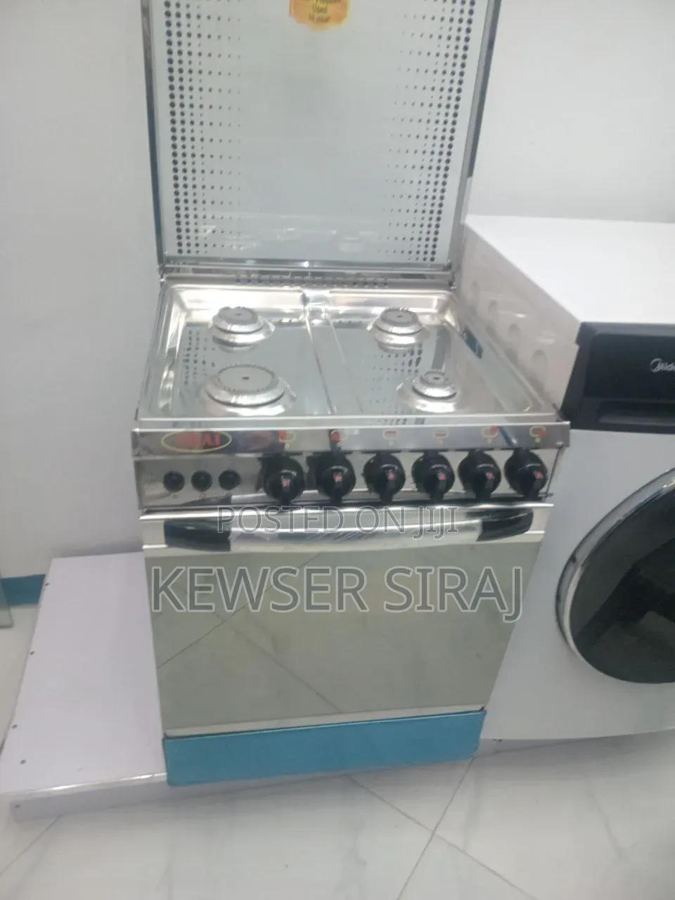 AKIRA Free Standing Ovne 60BY 60cm 4.ሲሊደር