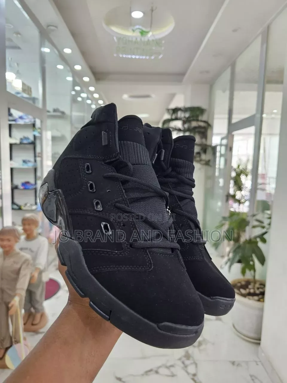 Jordan 7 Black High Master Quality Shoes