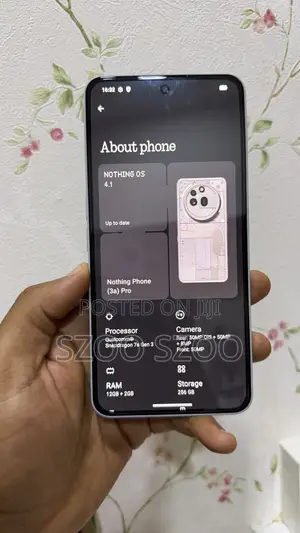 New Nothing Phone 3a Pro 256 GB White