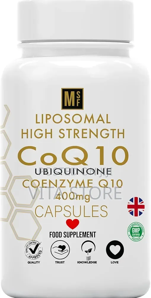 Enzyme Q10 400mg | 120 High Strength Vegan Capsules |