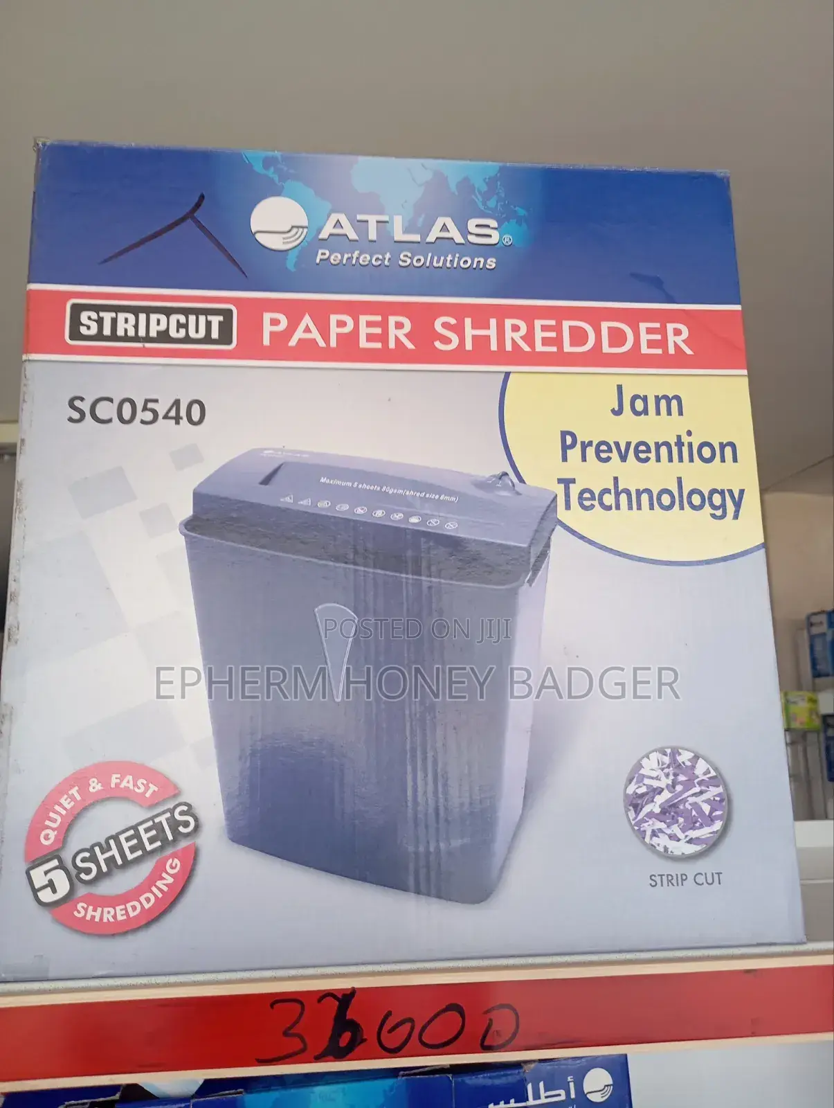 Paper Shreder Capacity 15sheet and One Cd