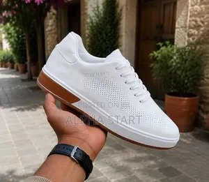 Coleehan White Flat Lather Shoes for Lather Flat Shoes for Man's