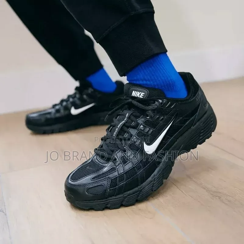 Nike #P6000 "Off #Noir #Metallic Silver" Unisex Sneaker Shoes