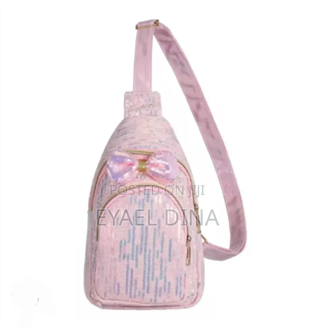 Cute Pink Kid's Mini Cross Backpack