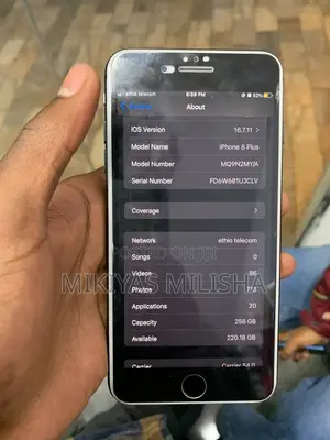 Apple iPhone 8 Plus 256 GB Black