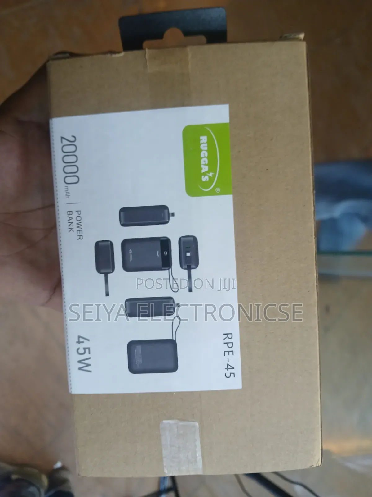 Ruggas Power Bank 20,000mAh Fast-Charging 22.5W