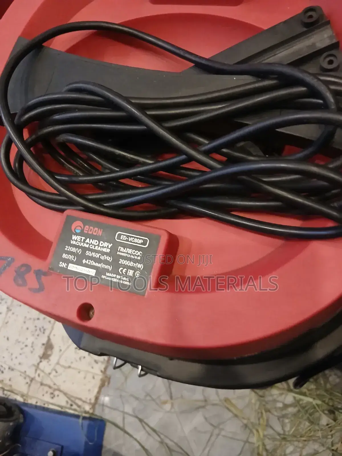,Edon Brand ED-VC80P Model Wet and Dry Industrial Vacuum Cleaner.