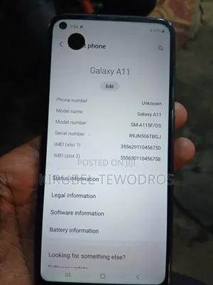 Samsung Galaxy A11 32 GB Black