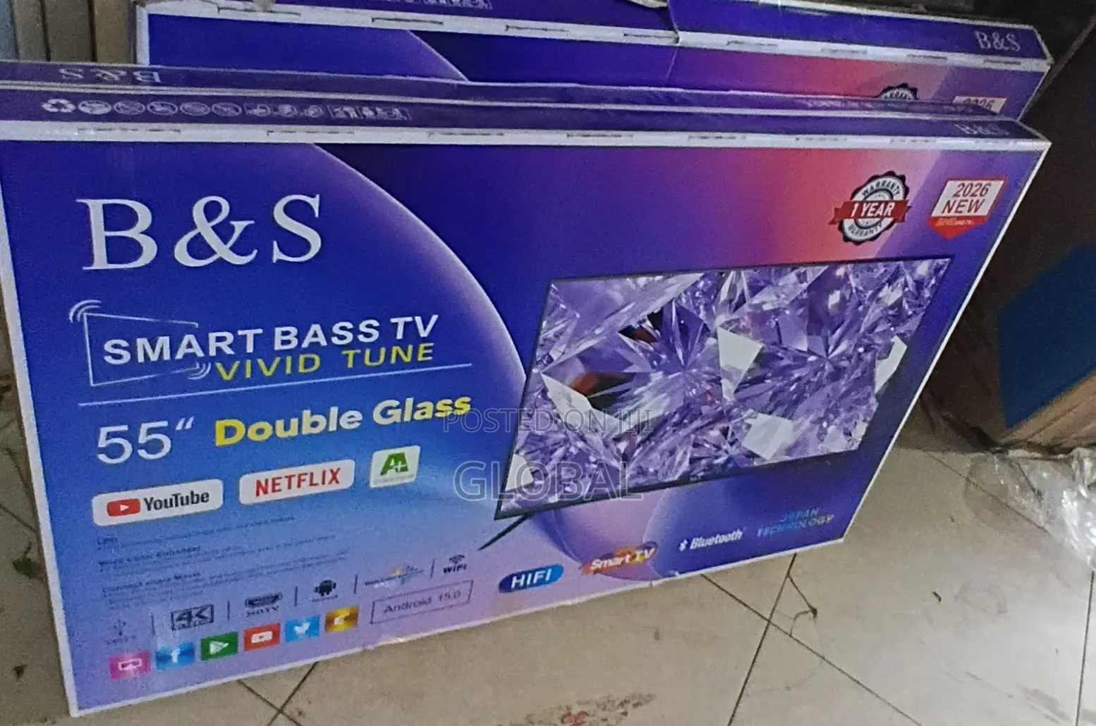 55-Inch B S ስማርት ቴሌቪዥን