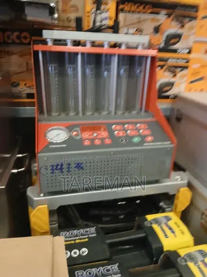 ,ይህ 6-ሲሊንደር የነዳጅ ኢንጀክተር (Fuel Injector) ማጽጃ እና መፈተሻ ማሽን ነው።