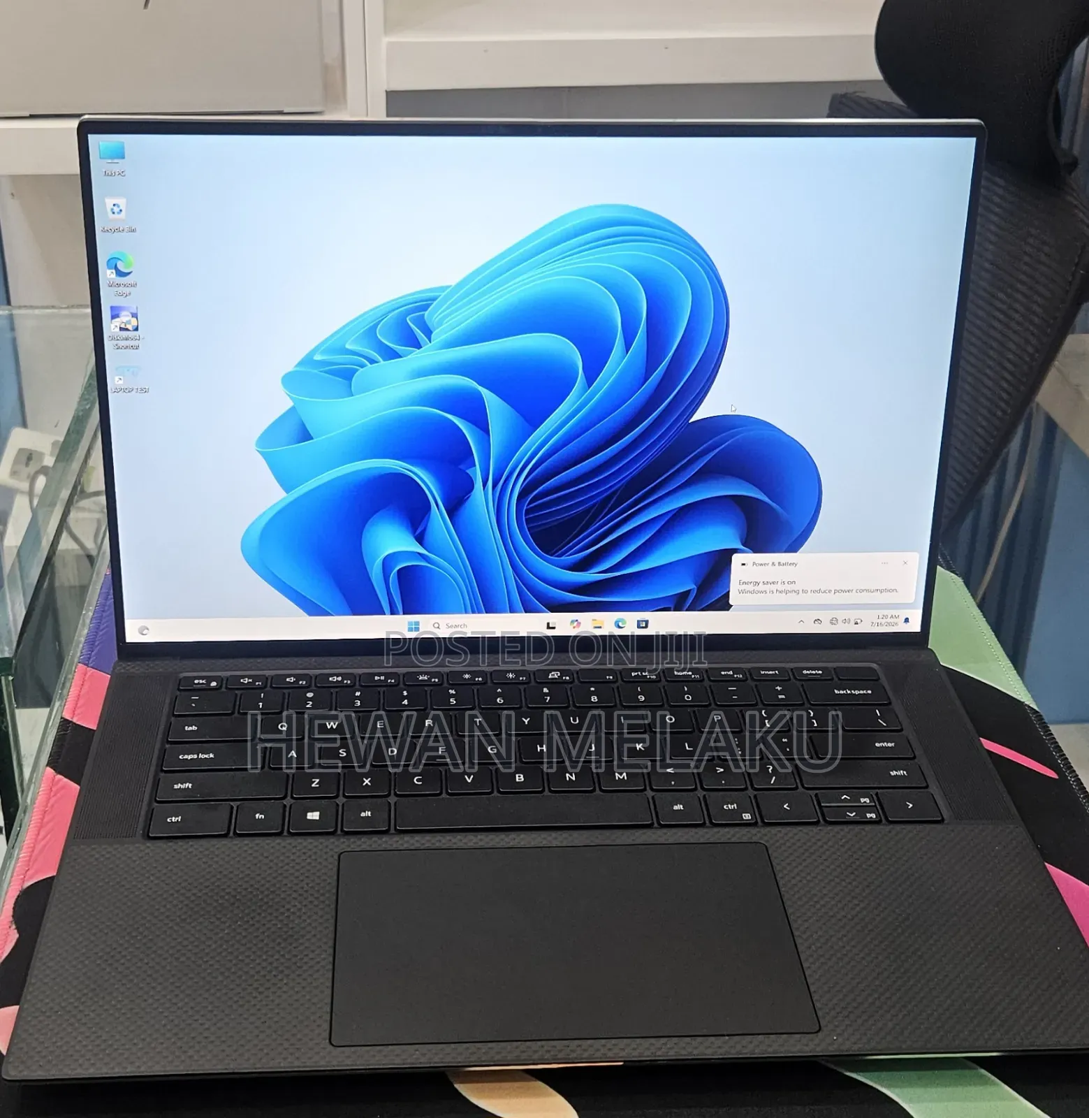 New Laptop Dell XPS 15 16GB Intel Core i7 SSD 512GB