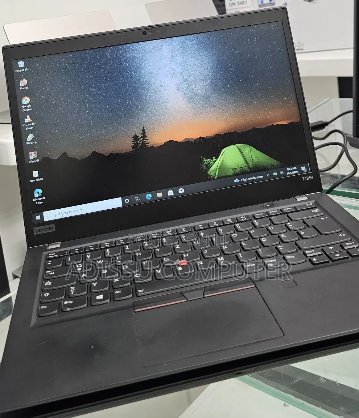 New Laptop Lenovo ThinkPad T490s 16GB AMD Ryzen 7 SSD 512GB