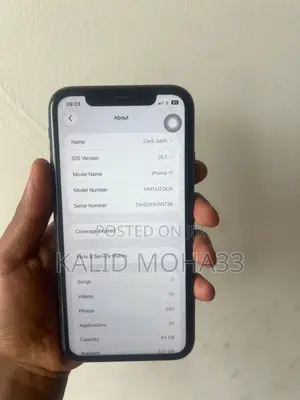 Apple iPhone 11 64 GB Black
