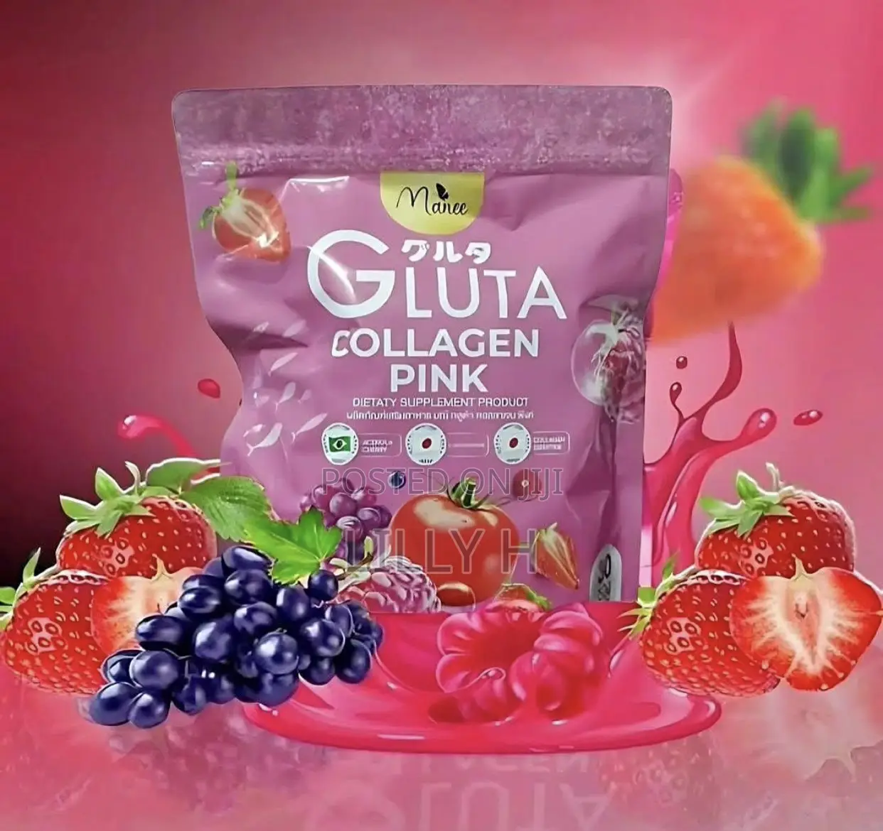 Gluta Collagen Pink