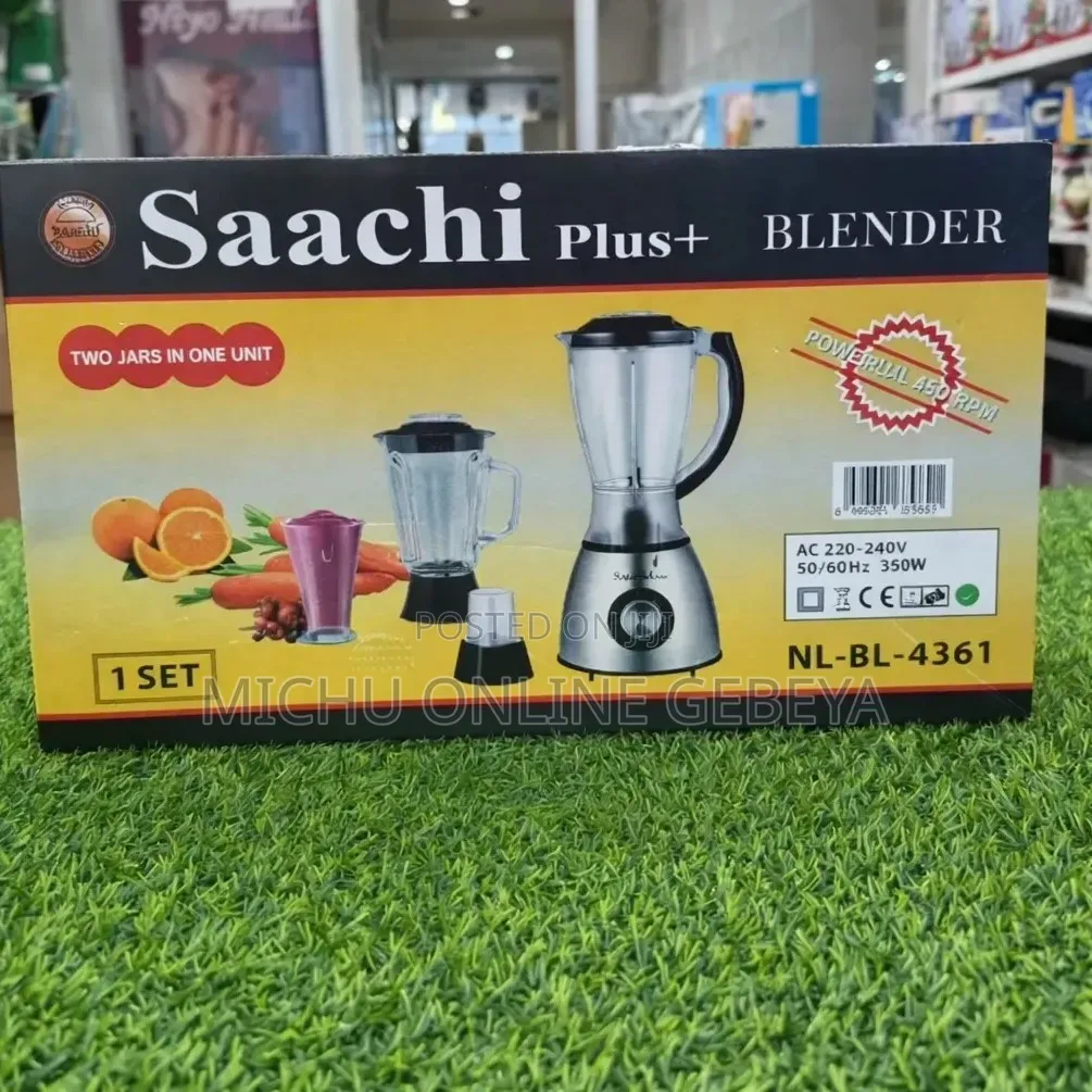 Saachi Plus+ Countertop Blender/ Juicer Set/Free Delivery