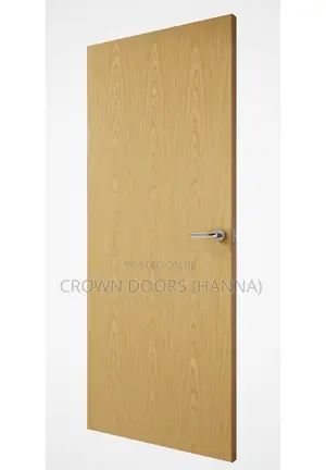 Wooden Doors Made of Natural Stone and Wooden Fiber.