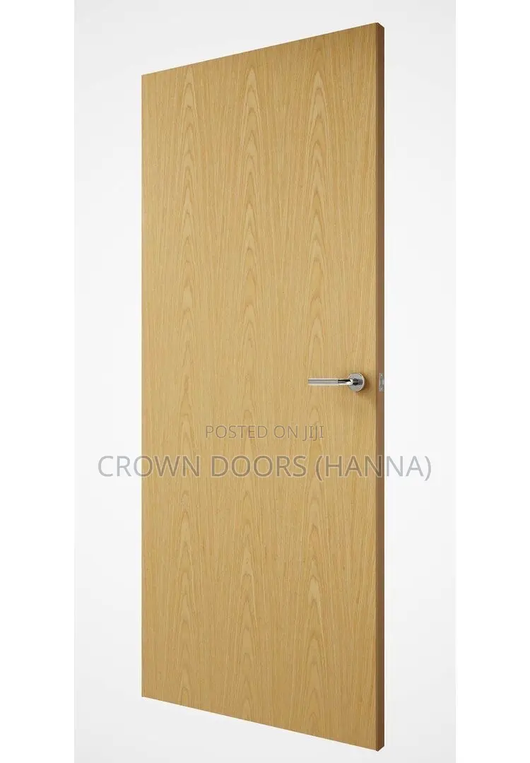 Wooden Doors Made of Natural Stone and Wooden Fiber.