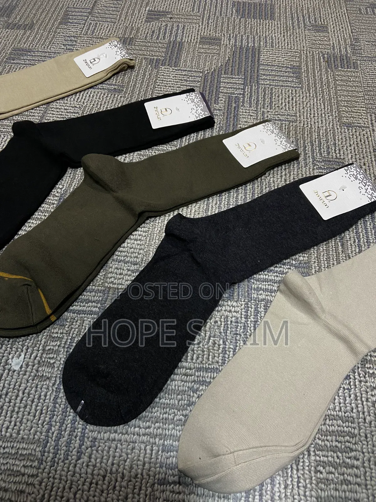 Premium Cotton Crew Socks: