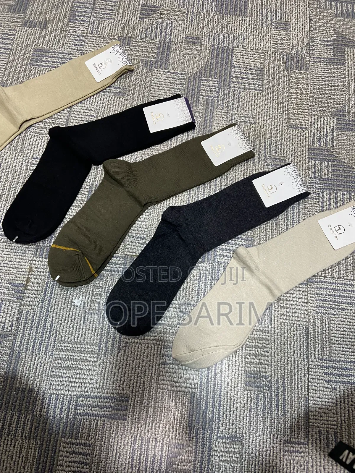 Premium Cotton Crew Socks: