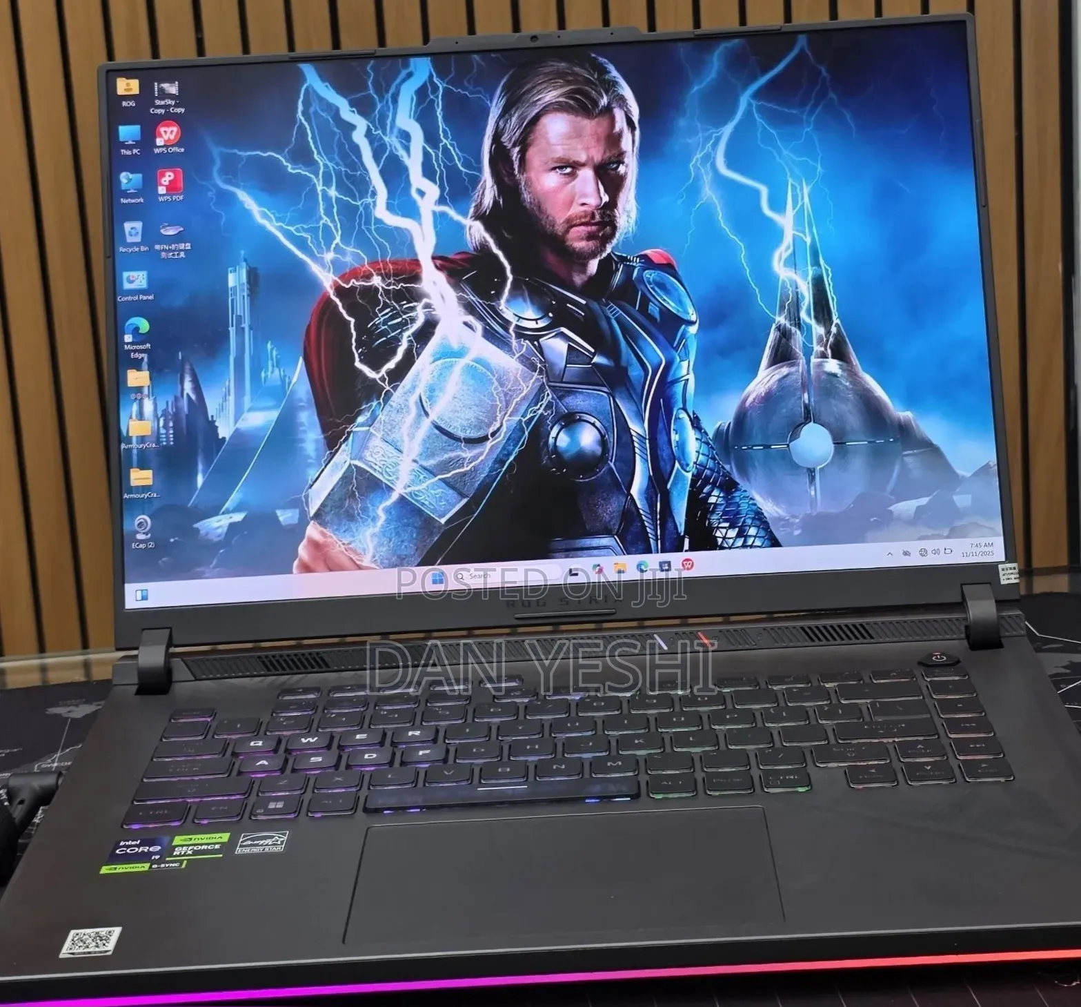 New Laptop Asus ROG Strix G15 16GB Intel Core i9 SSD 1T