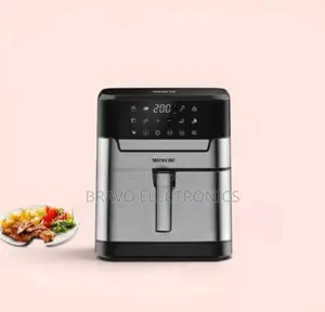 Momcoc Air Fryer | 8L Capacity | Stainless Steel | Oil-Free Cooking