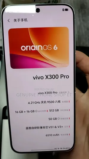 New Vivo X300 Pro 512 GB White