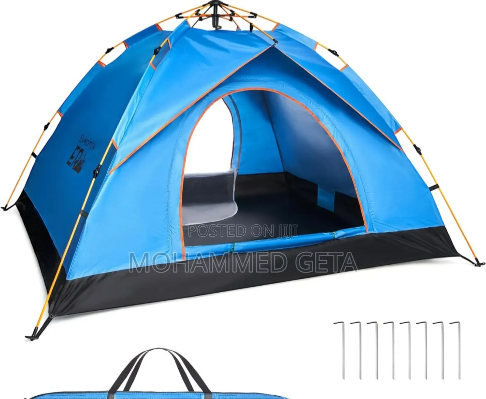 Automatic Travel Tent የጉዞ ድንኳን 5ሰው መያዝ የሚችል
