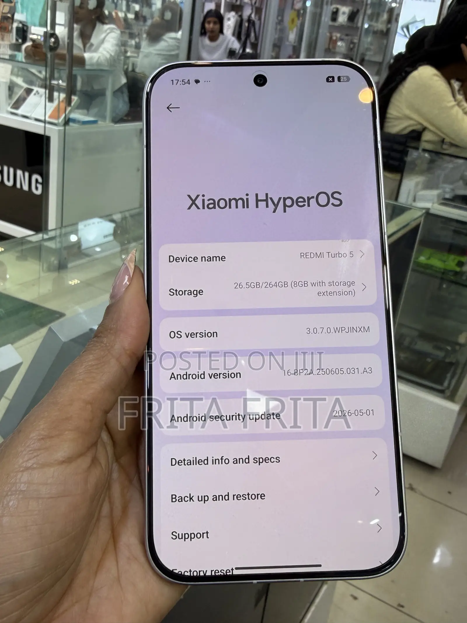 New Xiaomi Redmi Turbo 5 Max 256 GB White