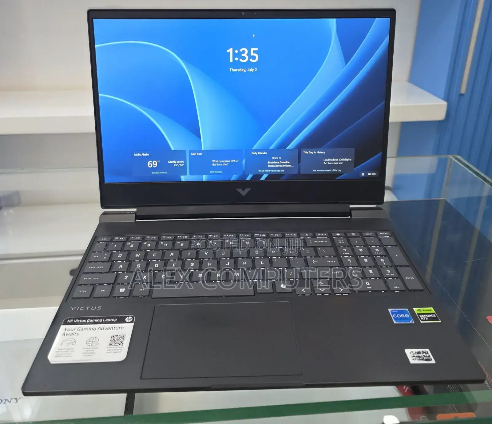 New Laptop HP Victus 16 16GB Intel Core i5 SSD 512GB