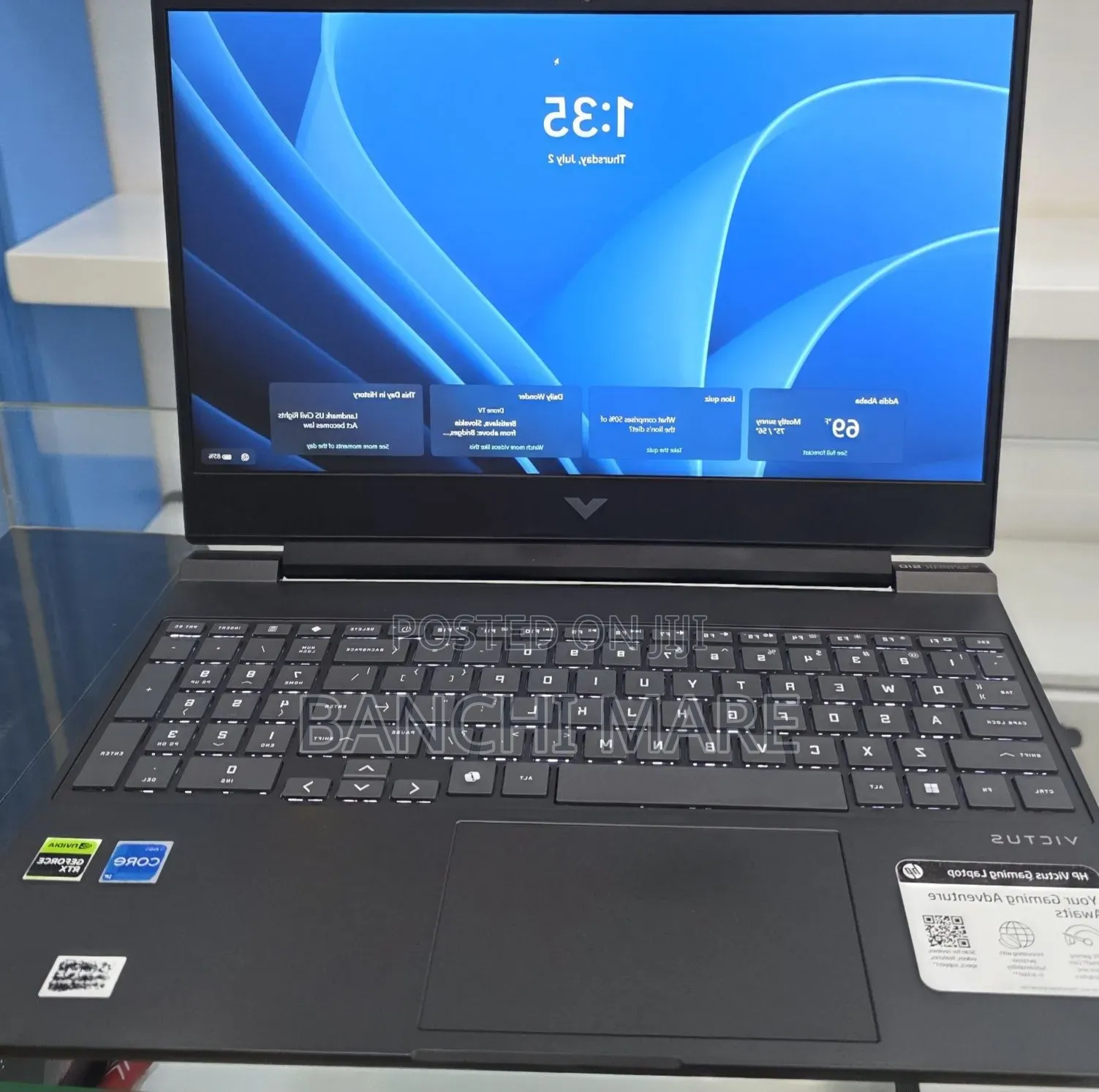 New Laptop HP Victus 16 16GB Intel Core i5 SSD 512GB