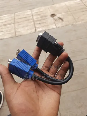 DMS-59 Pin Male to Dual VGA Female Splitter Adapter