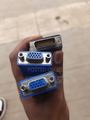 DMS-59 Pin Male to Dual VGA Female Splitter Adapter